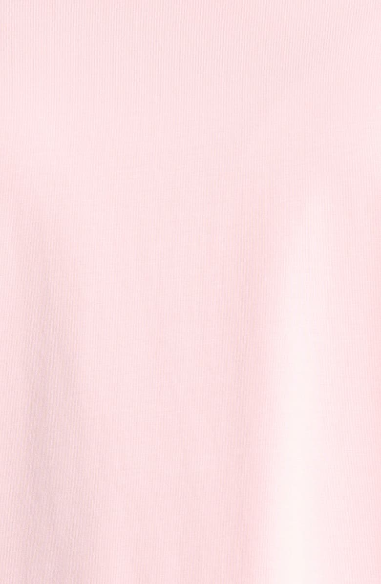 MPG Pima Cotton Boxy Crop T-Shirt, Alternate, color, Baby Pink