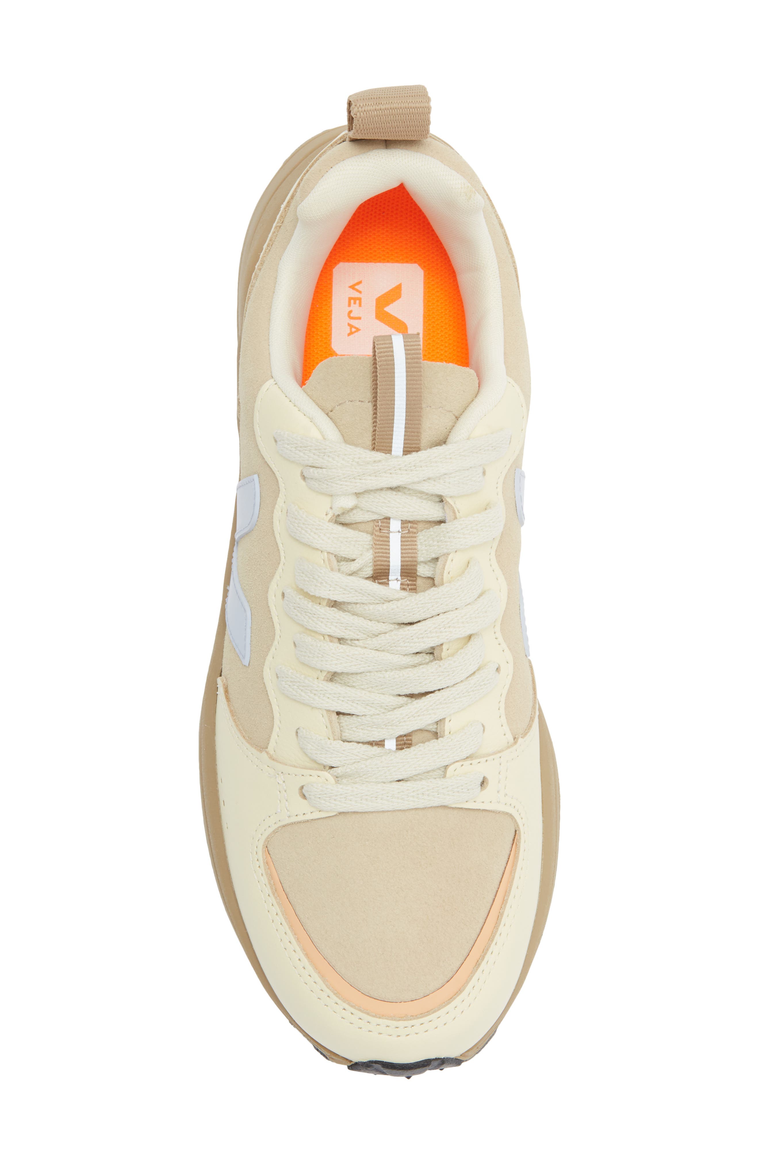 Veja Venturi Suede Almond Swan Training Sneaker, Alternate, color, 