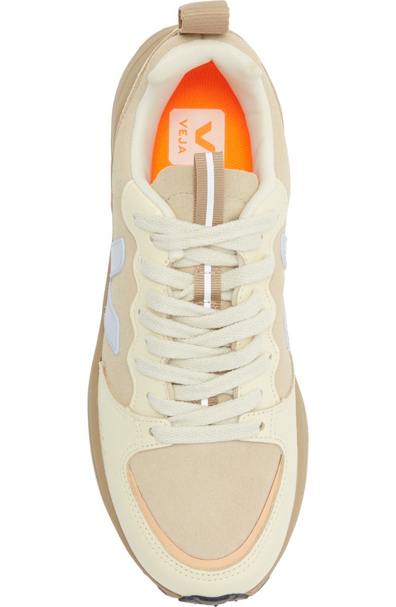 Veja Venturi Suede Almond Swan Training Sneaker, Alternate, color,