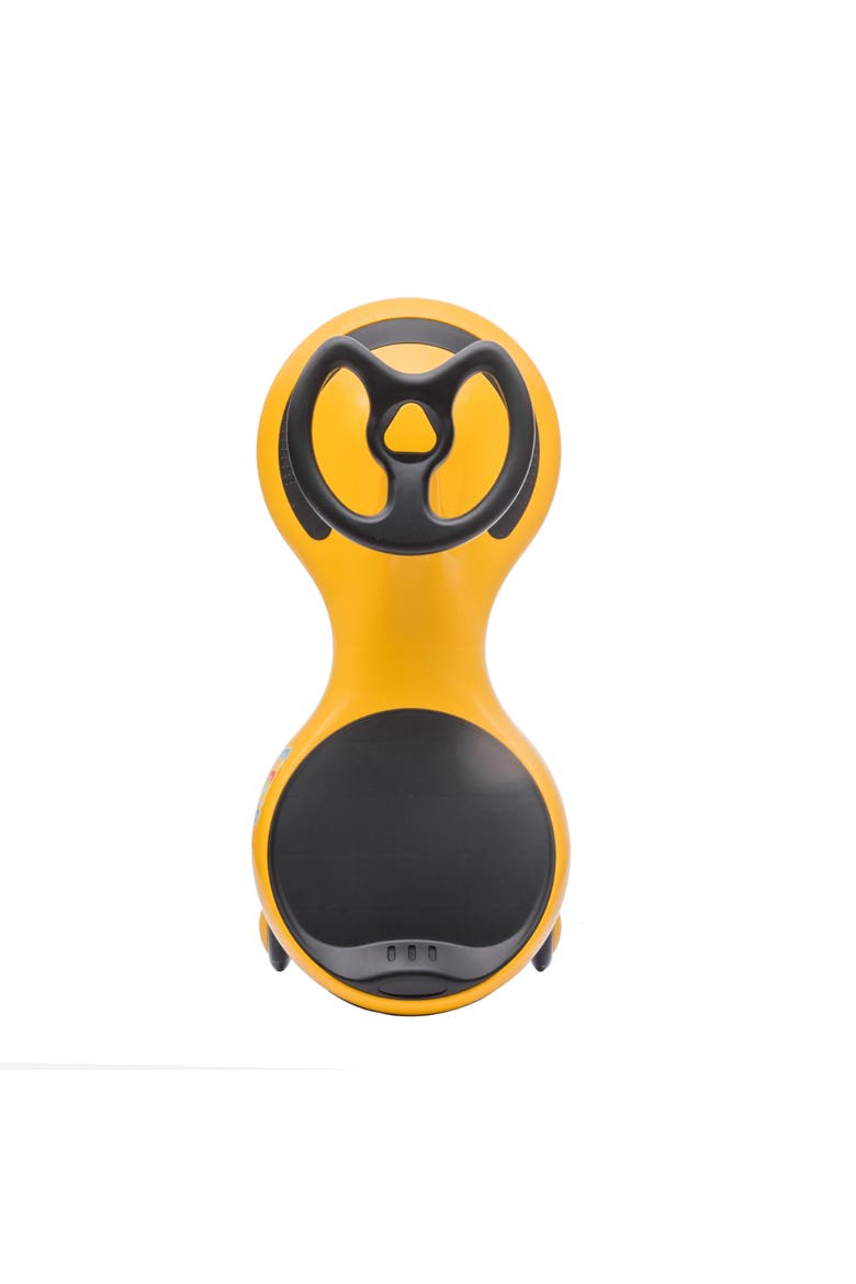 Swing Car with Flashing Wheels, Alternate, color, YELLOW