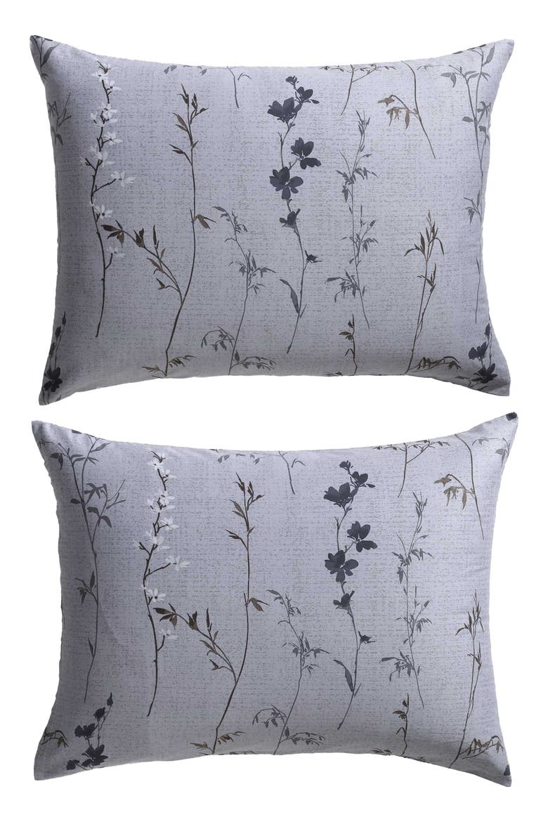 Wildflower Cotton Duvet & Shams Set, Alternate, color, MEDIUM PURPLE