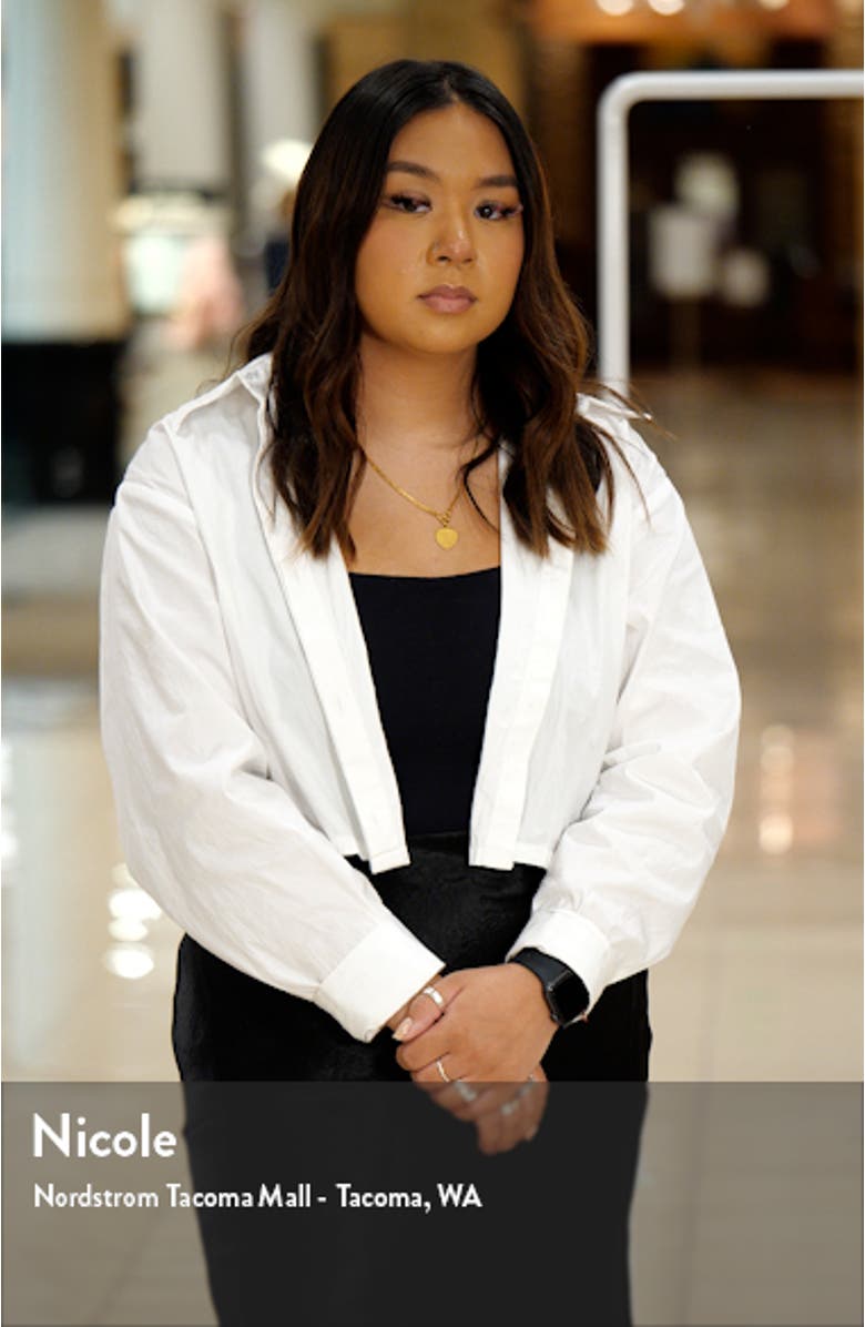 Karin Floral Print Sheer Silk Blouse, sales video thumbnail