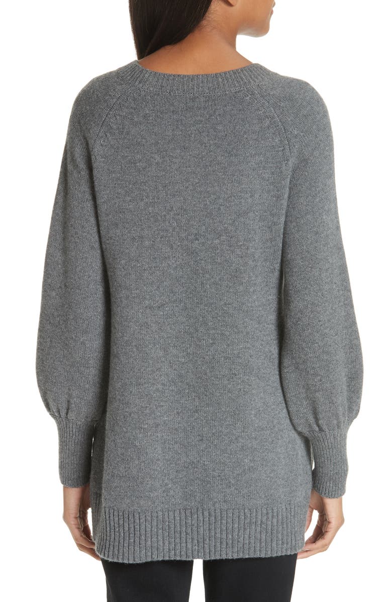 CO Wool & Cashmere Tunic Sweater, Alternate, color, 