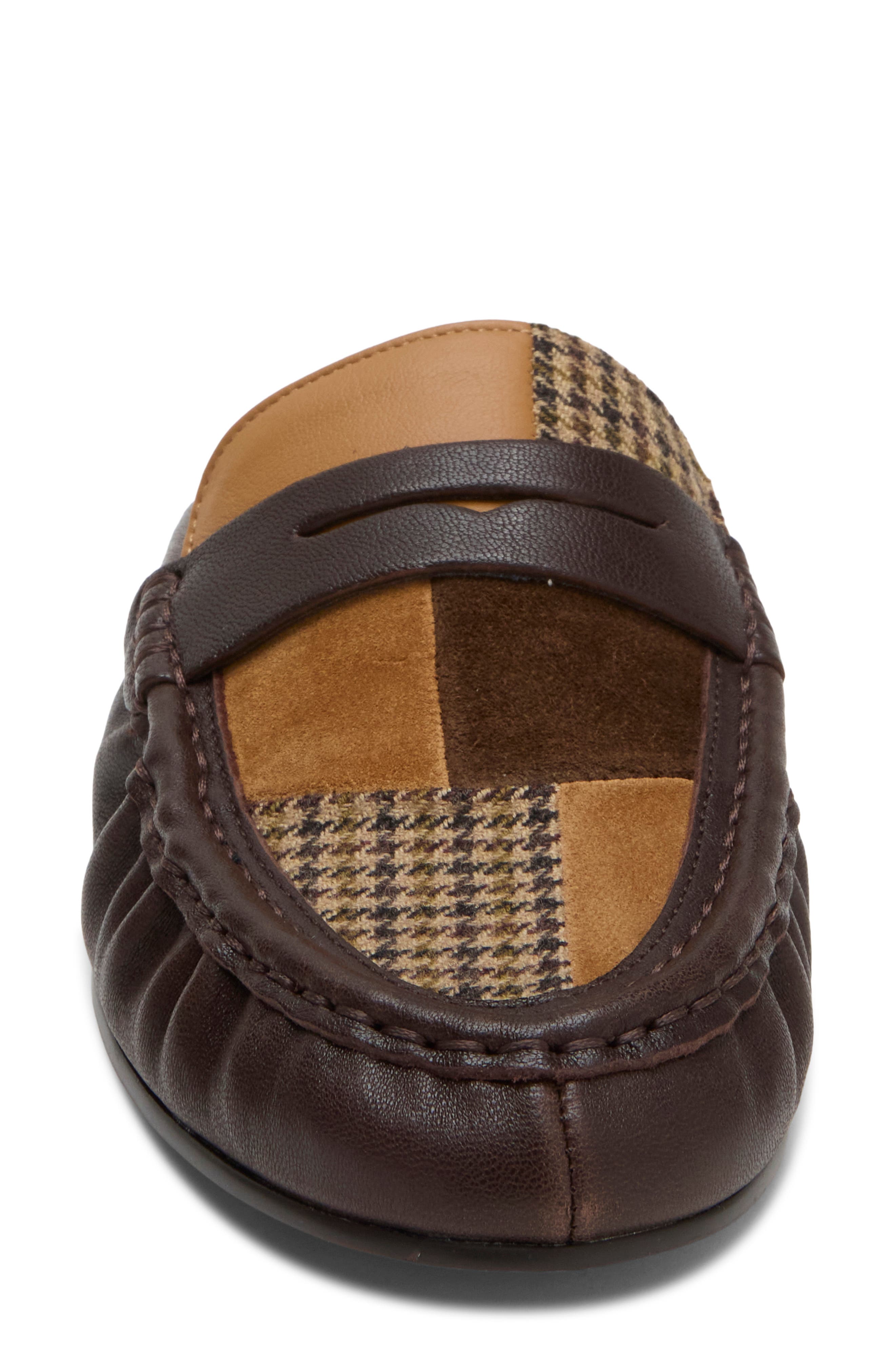 Rafe Patch Flat Mule, Alternate, color, TAN PLAID