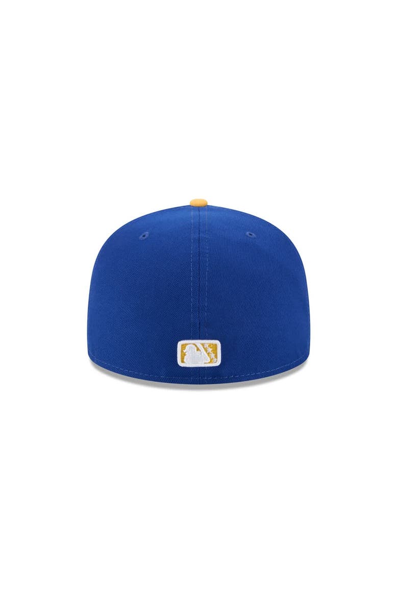 Men's New Era  Blue Arkansas Travelers Theme Nights 59FIFTY Fitted Hat, Alternate, color, Blue