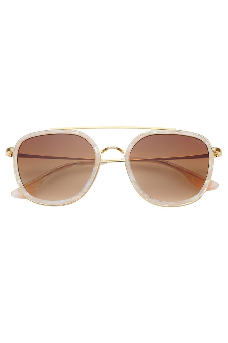Weston Round Sunglasses, Main, color, Light Pink / Brown