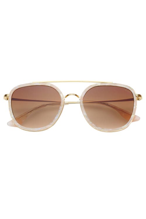Freyrs Eyewear Weston Round Sunglasses In Gold