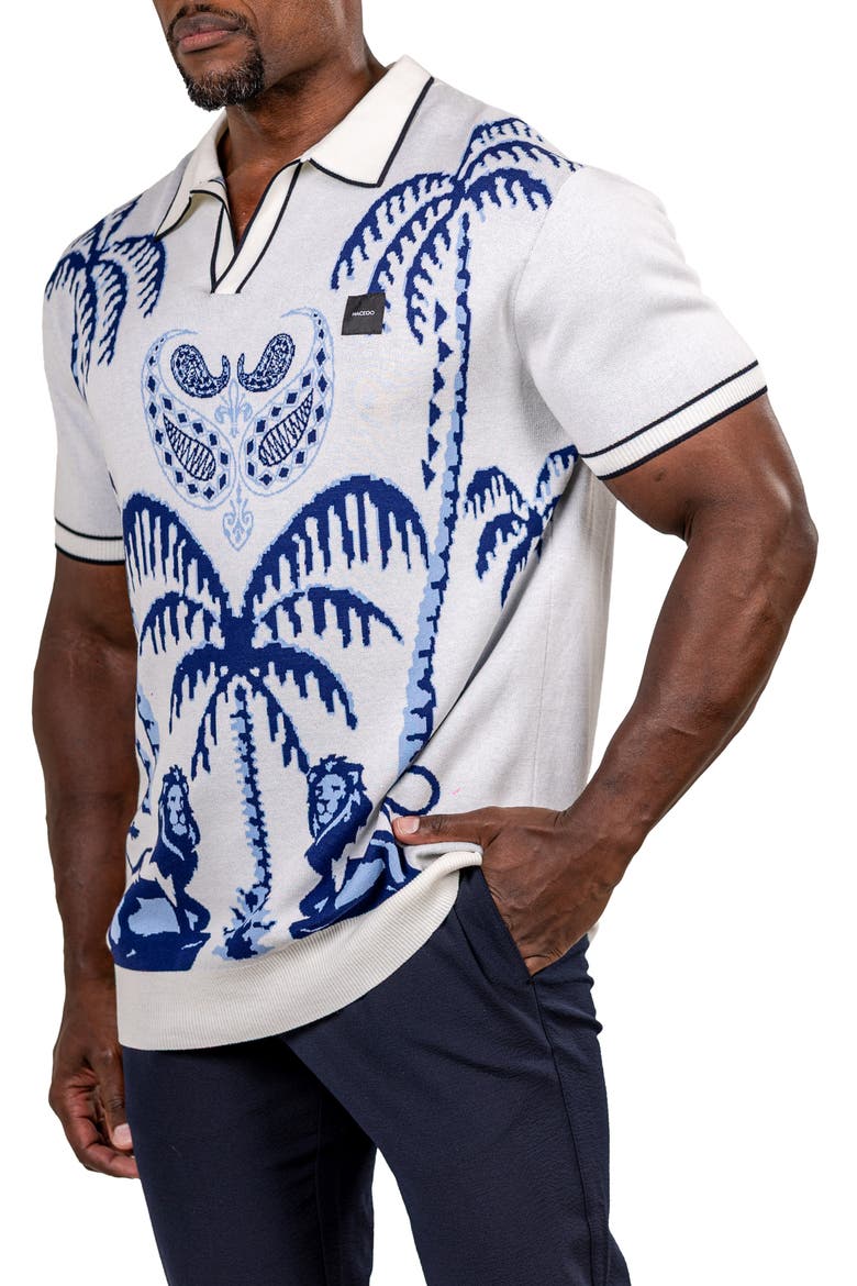 Ascension Relaxed Polo, Alternate, color, WHITE