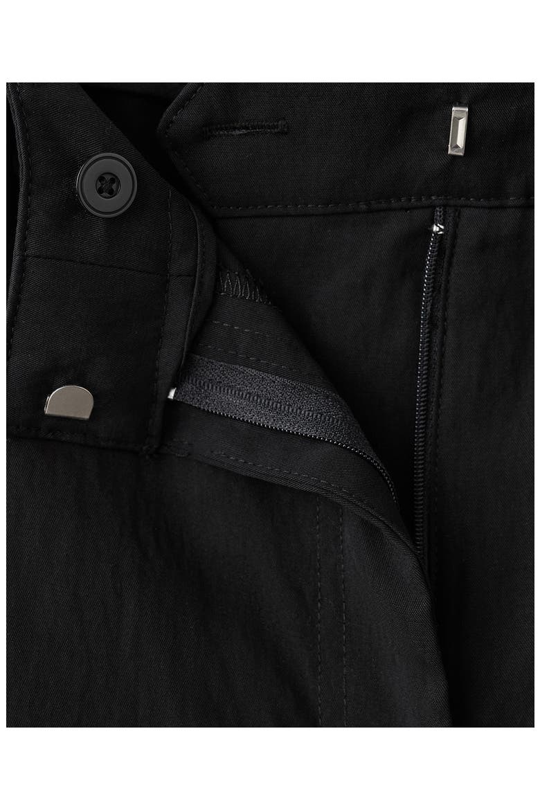 Pantalon Espresso Belted Straight Leg Pants, Alternate, color, BLACK