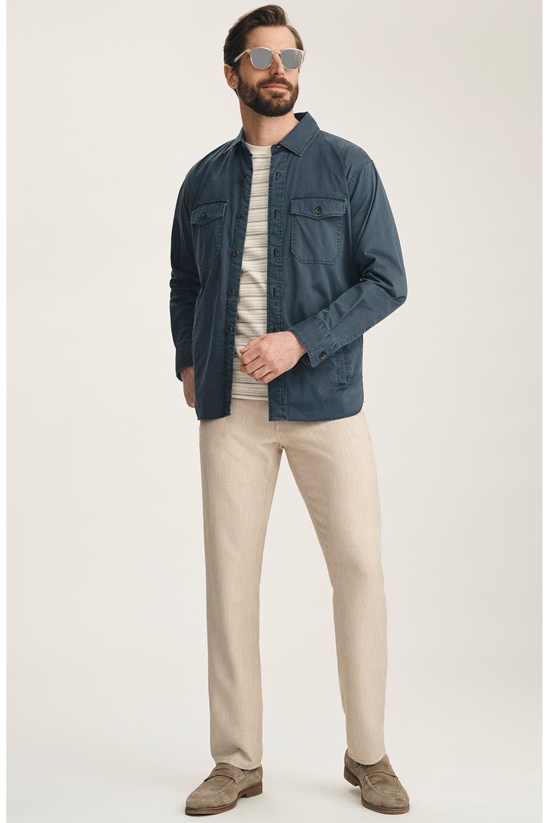 Charisma Relaxed Straight Leg Twill Pants, Alternate, color, WHEAT CROSS TWILL