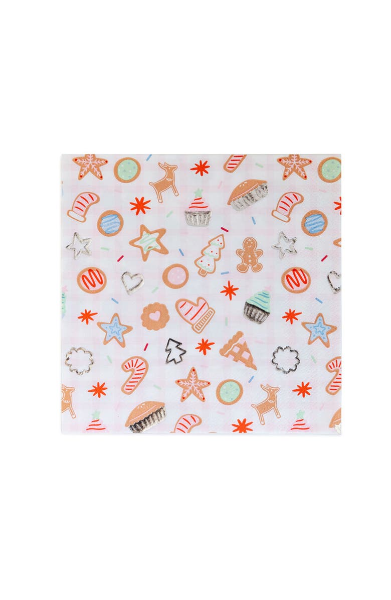 Daydream Society Baking Spirits Bright Christmas Baking Print Large Napkins, Main, color, Assorted Pre-Pack