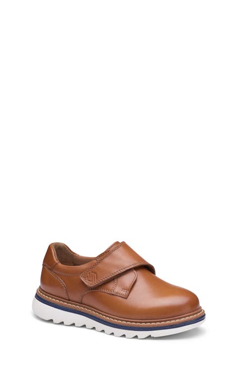 Kids' Braxton Leather Plain Toe Shoe