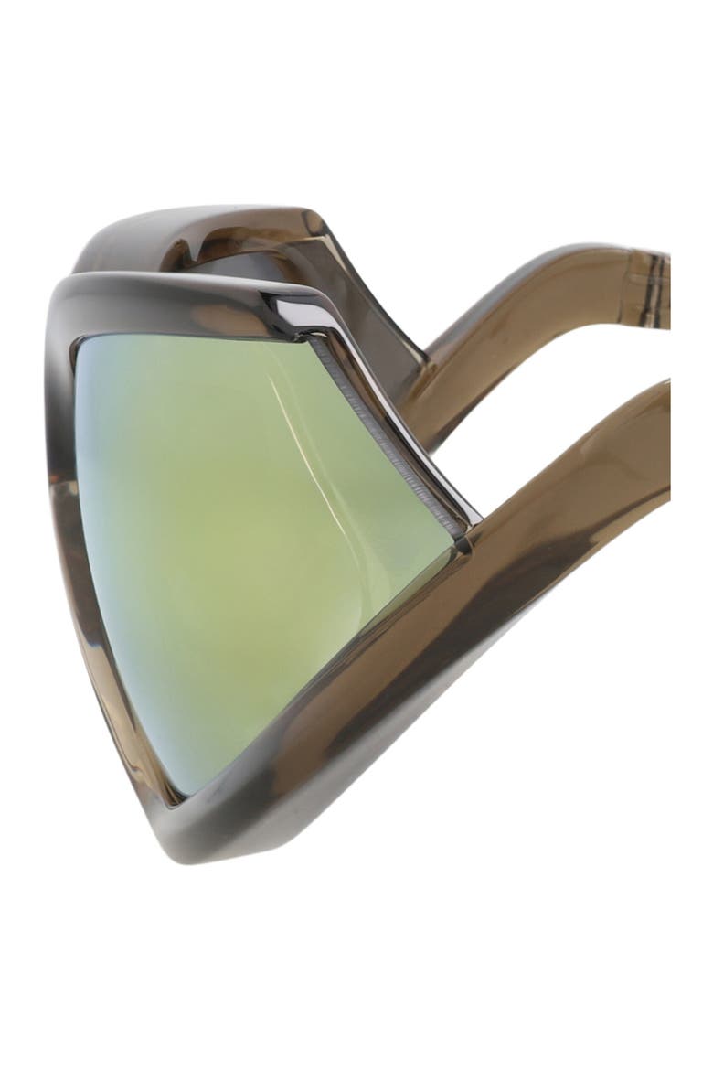 Gender Inclusive 50mm Cat Eye Sunglasses, Alternate, color, BROWN BROWN YELLOW