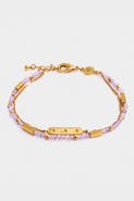 Katie Loxton Birthstone Bracelet 'February' in Amethyst