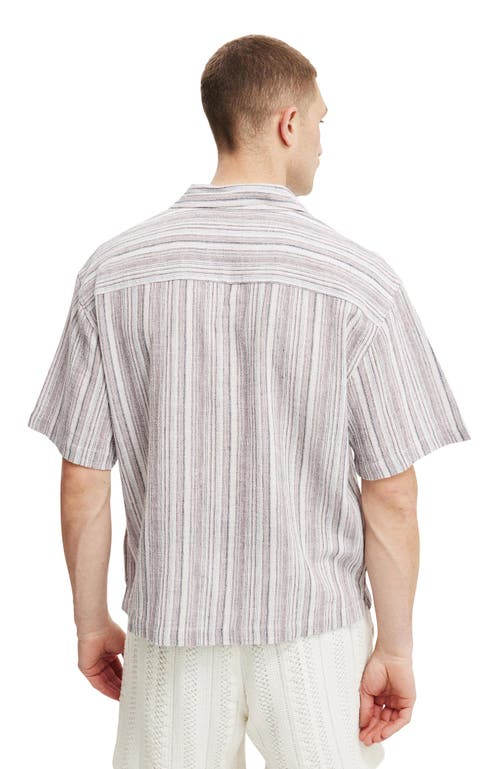 COTTON ON BOX FIT SHORT SLEEVE SHIRT