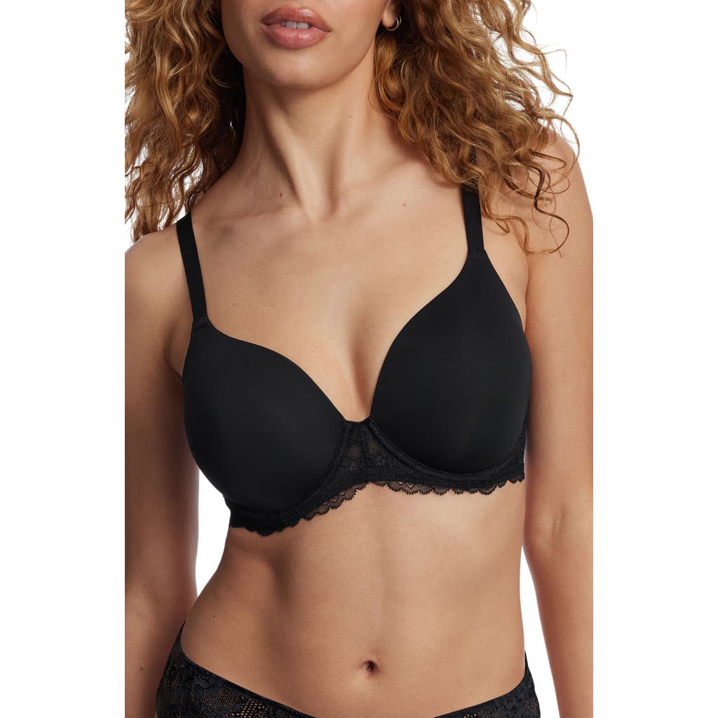 Skarlett Blue Minx Underwire T-Shirt Bra in Black