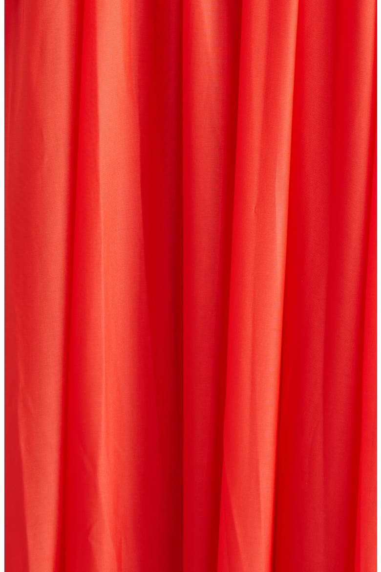 Alina Gathered Open Back Jersey Dress, Alternate, color, RED