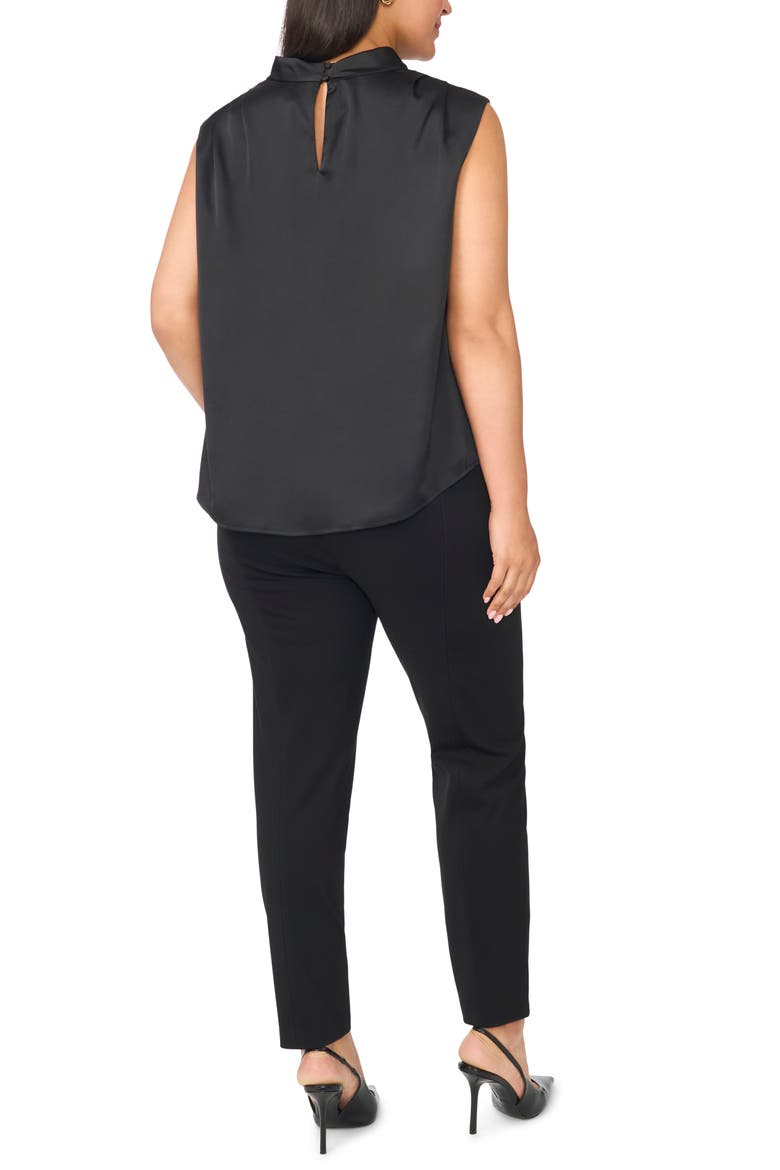 Cowl Neck Sleeveless Top, Alternate, color, RICH BLACK