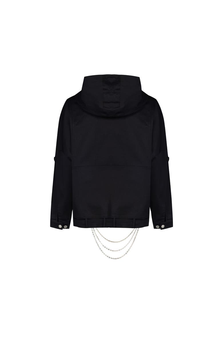 PCFG Free Heaven Chain Hoodie, Alternate, color, Black