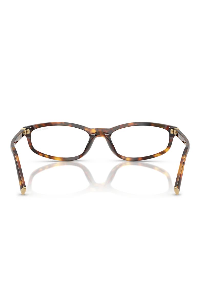 54mm Irregular Sunglasses, Alternate, color, HONEY HAVANA / CLEAR