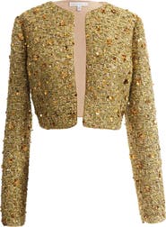 Dress the Population Andra Sequin Embellished Jacket