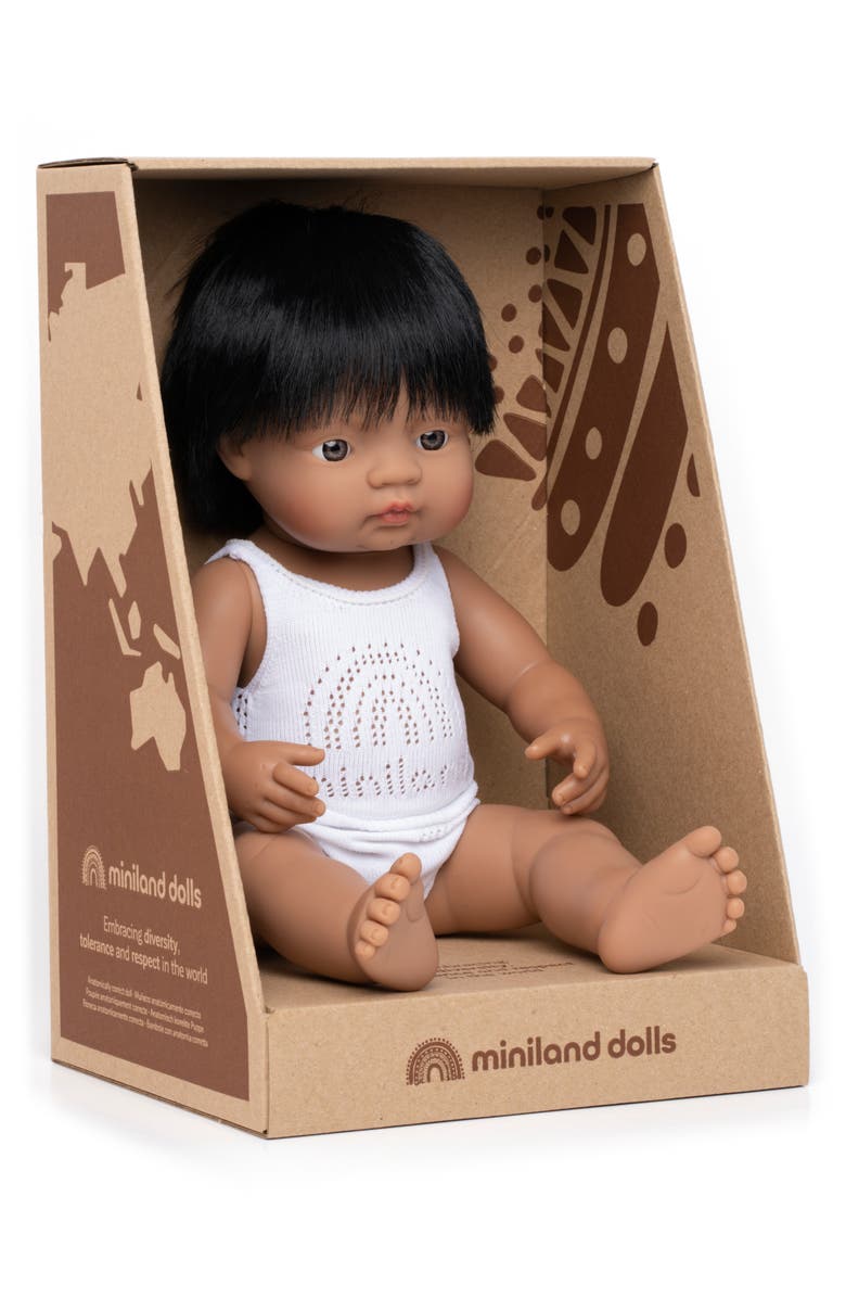 Miniland Hispanic Boy Baby Doll, Alternate, color,
