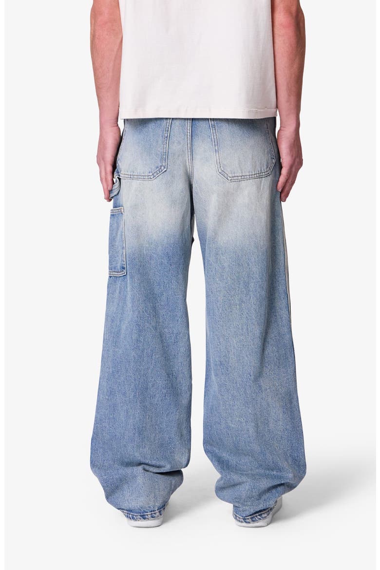 Western Jewel Baggy Carpenter Jeans, Alternate, color, BLUE