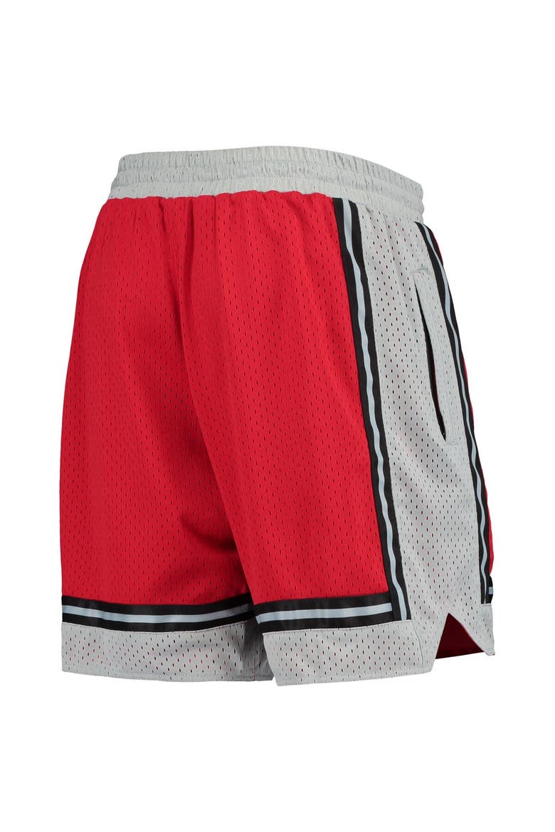Men's Gray/Red Beast Mode Basketball Shorts, Alternate, color, Gray