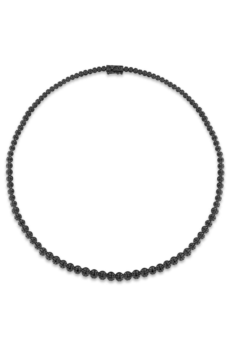 7/8 CTW Black Diamond Tennis Necklace, Alternate, color, Black Diamond