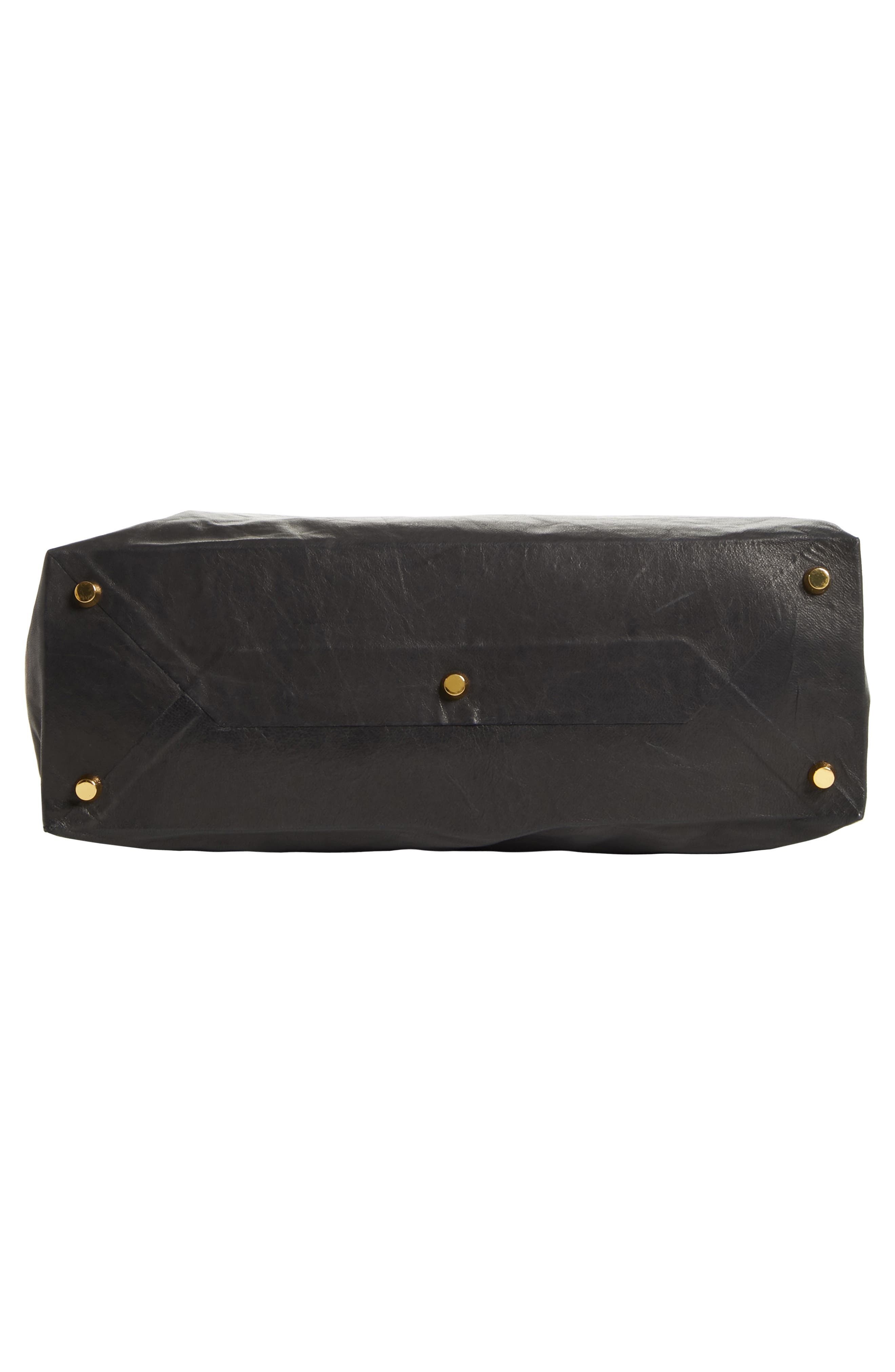 Simon Miller Lunchbag Leather Roll Top Clutch, Alternate, color, 