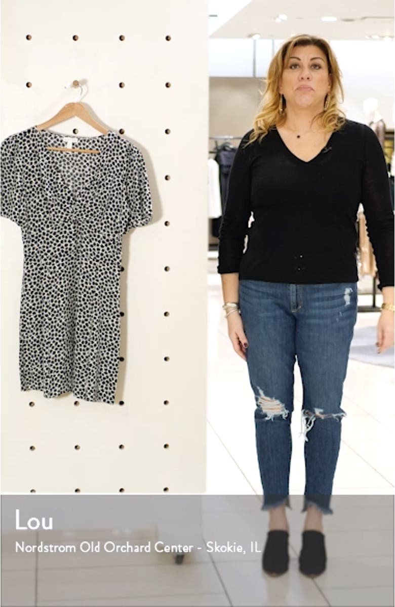 Twist Front A-Line Minidress, sales video thumbnail