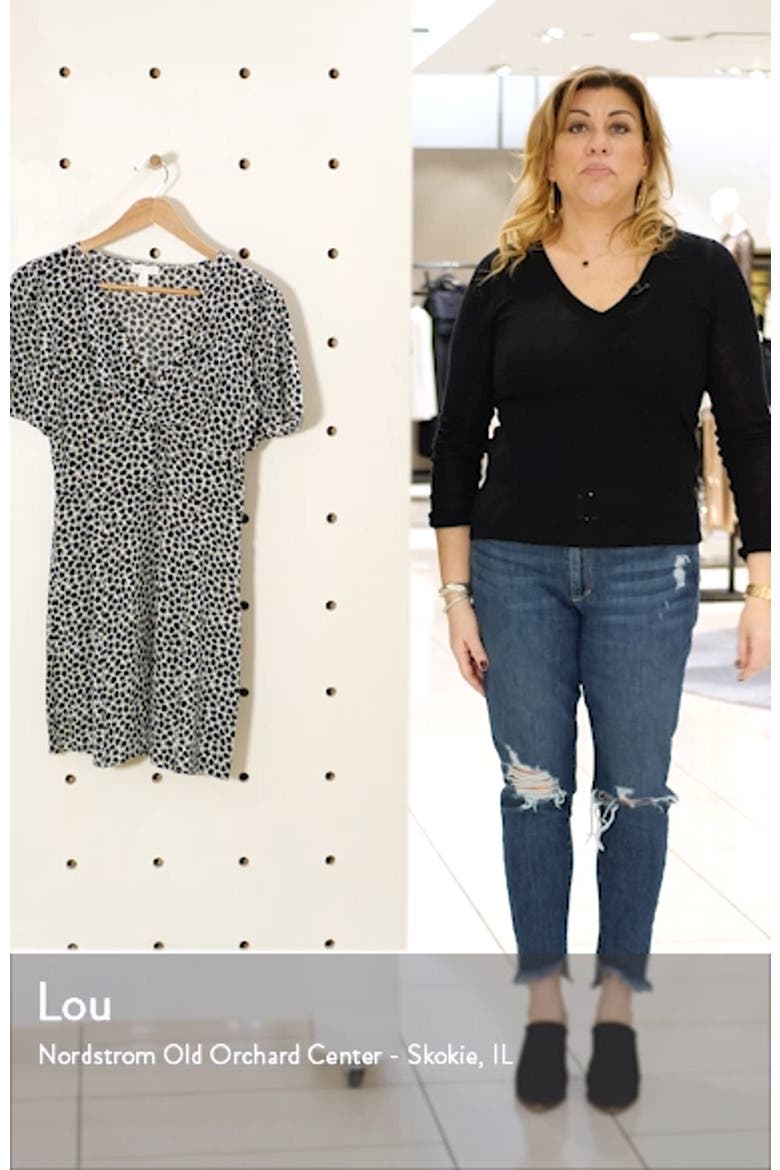 Twist Front A-Line Minidress video