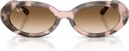 Ray-Ban 54mm Gradient Oval Sunglasses