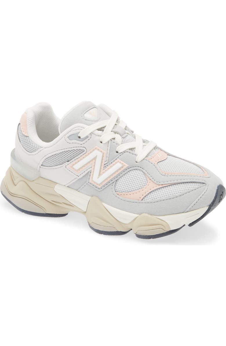 New Balance Kids' 9060 Sneaker, Main, color, Grey Matter/ Pink Haze
