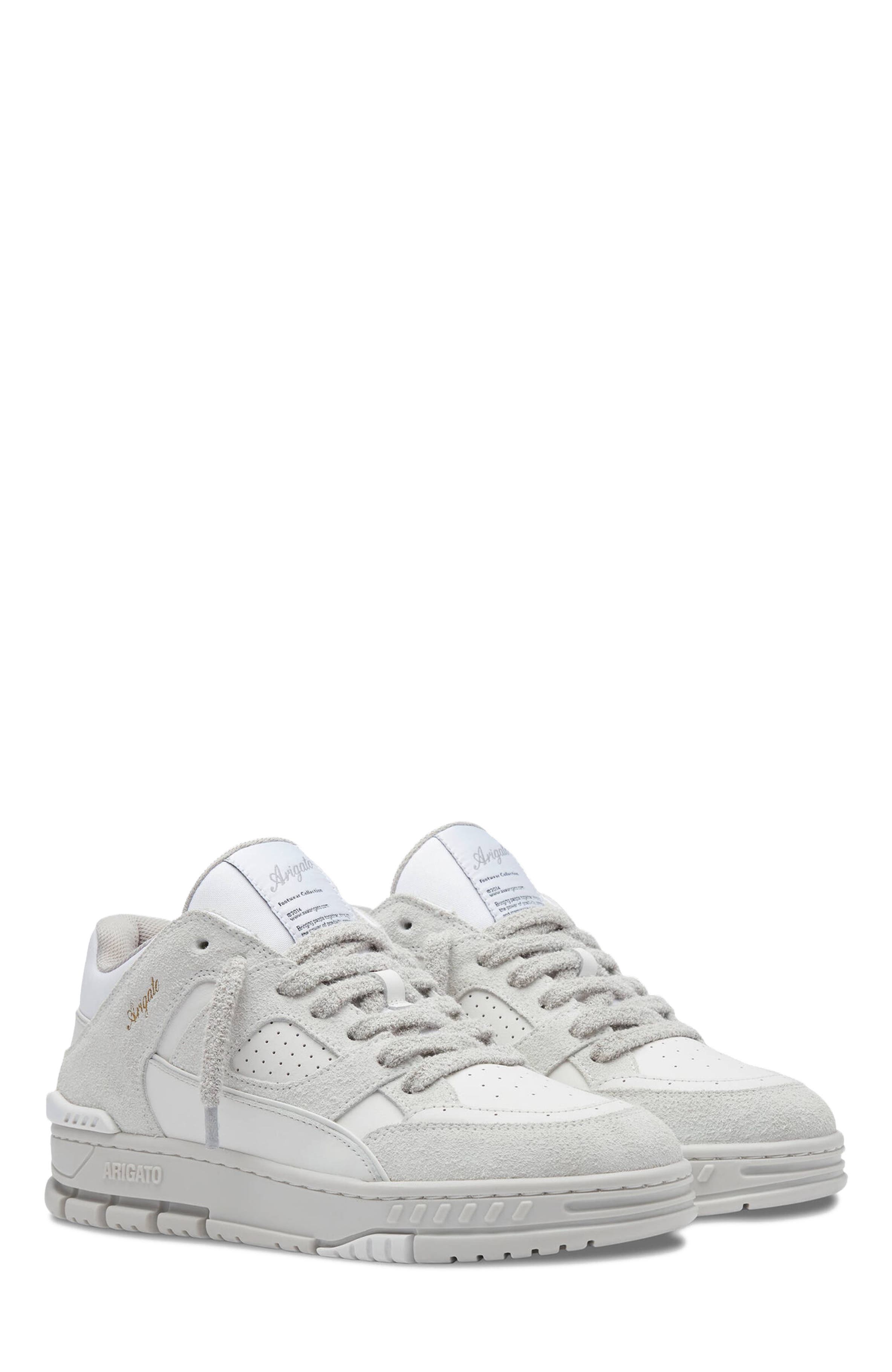 Axel Arigato Area Lo Fluffy Sneaker - Women's, Alternate, color, White/Off White