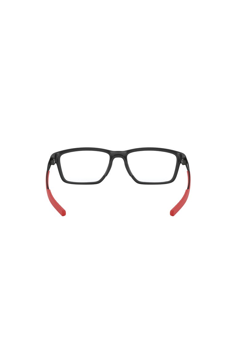 55mm Rectangle optical glasses, Alternate, color, Black/ Red