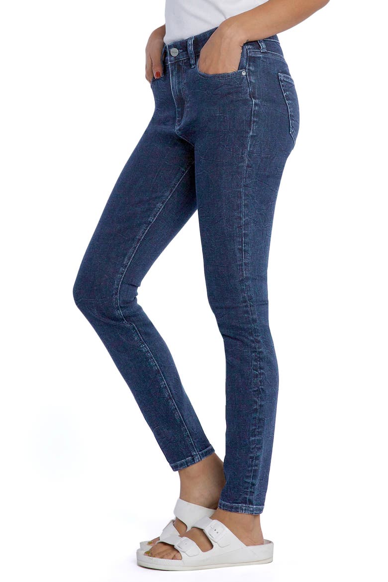 Brilliant High Waist Skinny Jeans, Alternate, color, NAVIGATE