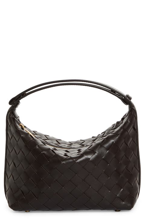 Mini Wallace Intrecciato Leather Shoulder Bag