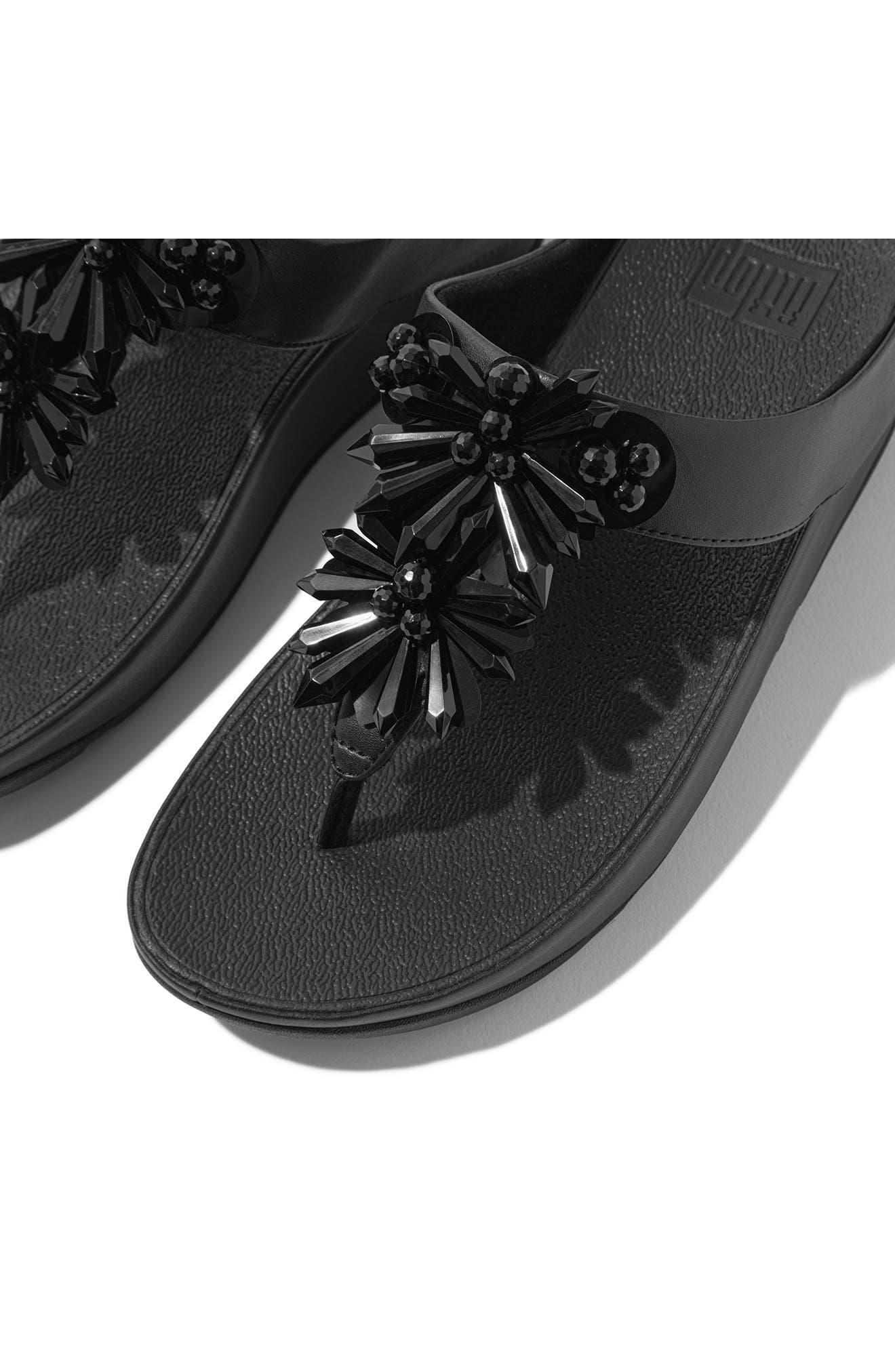 FitFlop Rumba Flip Flop, Alternate, color, Black