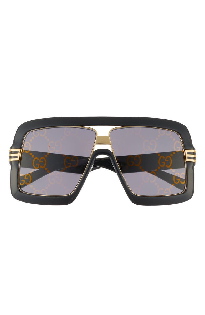 Gucci 60mm Aviator Sunglasses, Main, color,