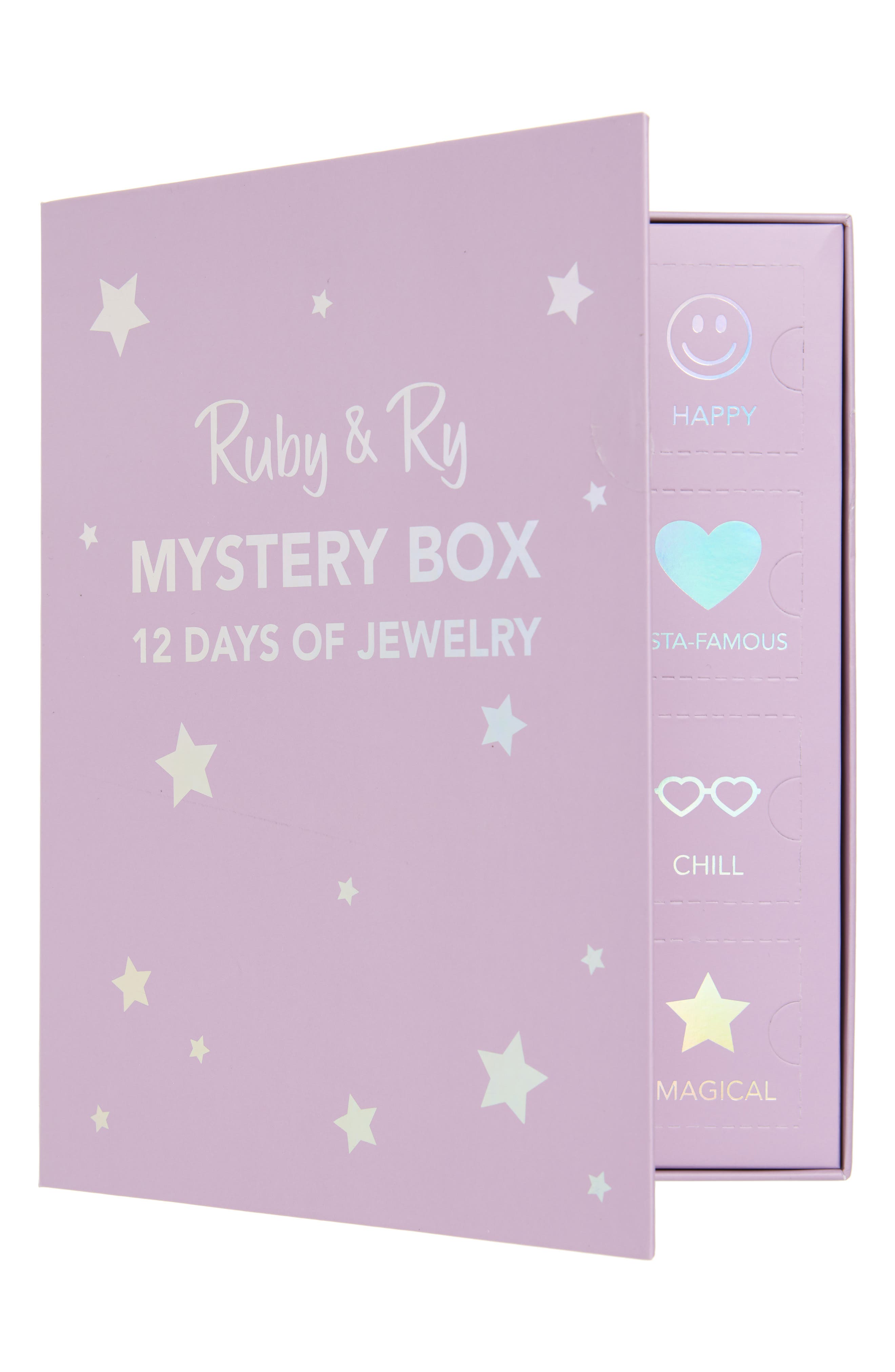 Ruby & Ry Kids' 12 Days of Jewelry Mystery Box in Purple 