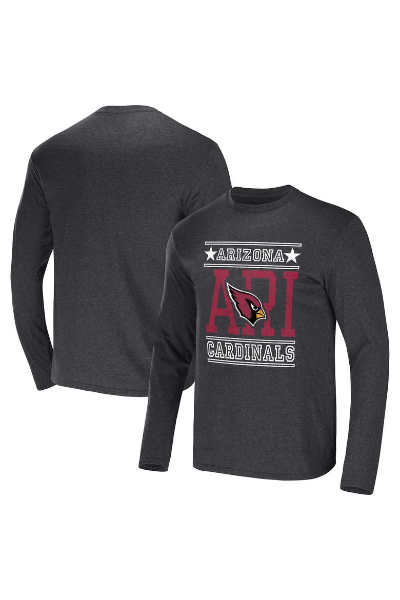Men's NFL x Darius Rucker Collection by Fanatics Heathered Charcoal Arizona Cardinals Long Sleeve T-Shirt, Main, color, Heather Charcoal