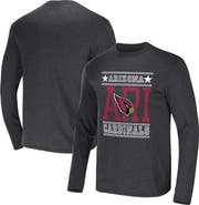 NFL X DARIUS RUCKER Men's NFL x Darius Rucker Collection by Fanatics Heathered Charcoal Arizona Cardinals Long Sleeve T-Shirt