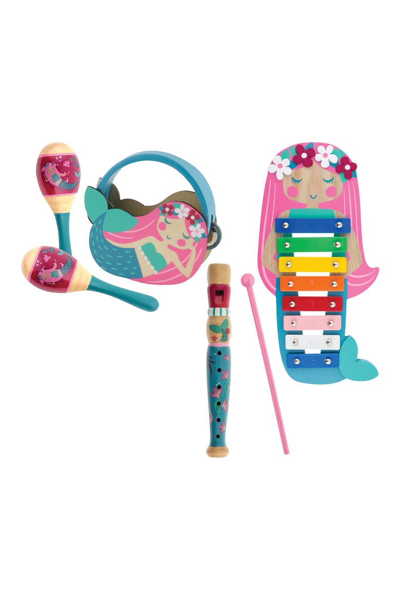 6-Piece Mermaid Music Set, Main, color, MERMAID