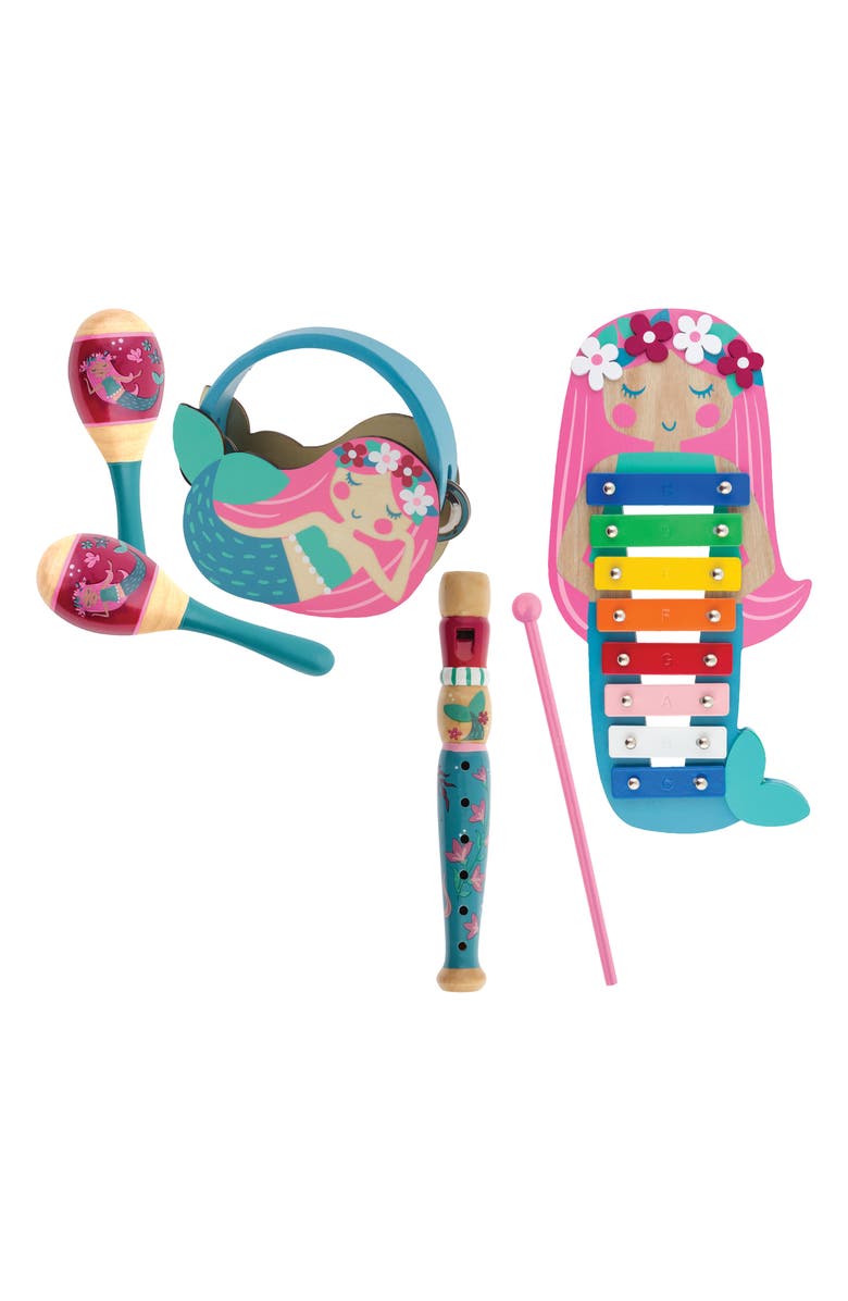 Stephen Joseph 6-Piece Mermaid Music Set, Main, color, 