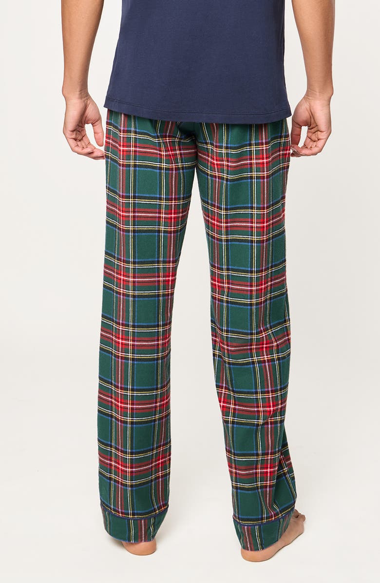Petite Plume Brushed Twill Pajama Pants, Alternate, color, Green