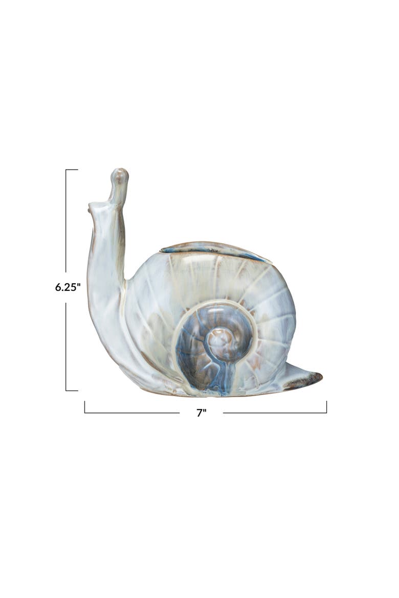 Snail Vase/Planter, Alternate, color, White