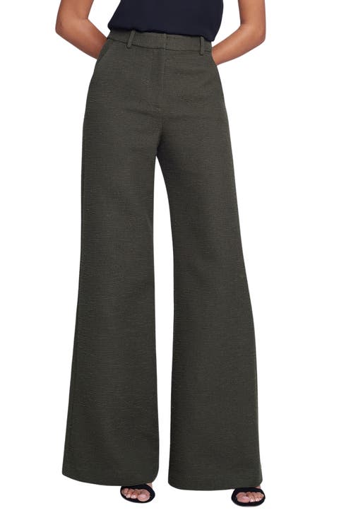 Pilar Tweed Wide Leg Pants