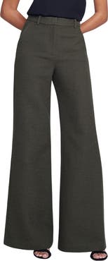 L'AGENCE Pilar Tweed Wide Leg Pants