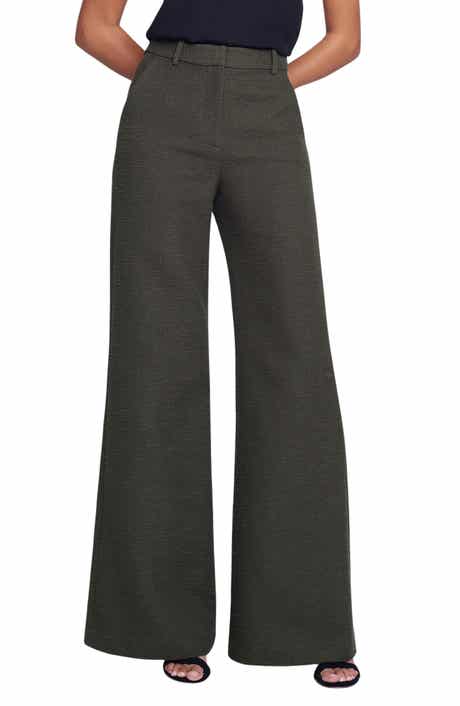 L'AGENCE Pilar Tweed Wide Leg Pants